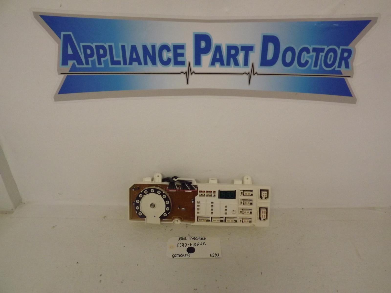 Samsung Washer DC92-01624A User Interface Used Samsung Washer DC92-01624A User Interface Used